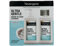 Neutrogena Ultra Gentle Cream-To-Foam Cleanser, 12 fl oz/354 mL, Pack Of 2 - thumbnail 1