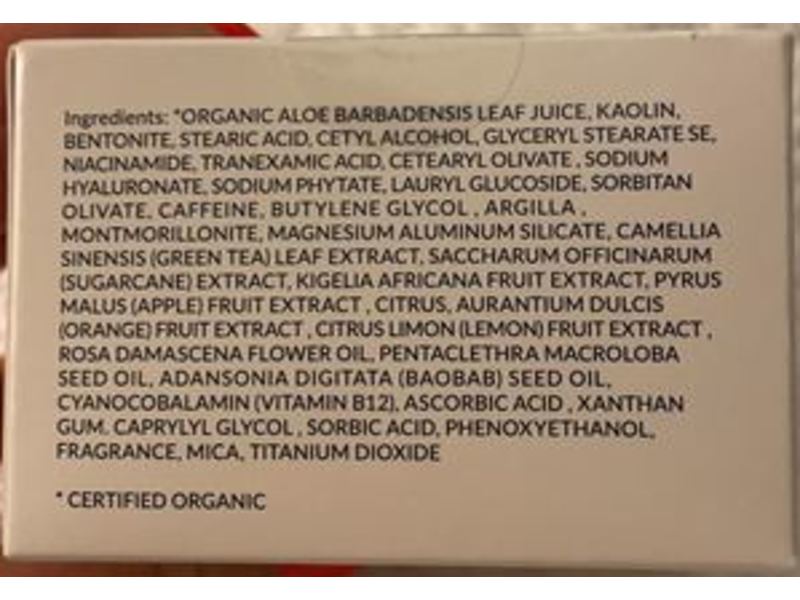 Bellame 4 In 1 Brazilian Pink Clay Mask, Baobab Oil, 100 mL