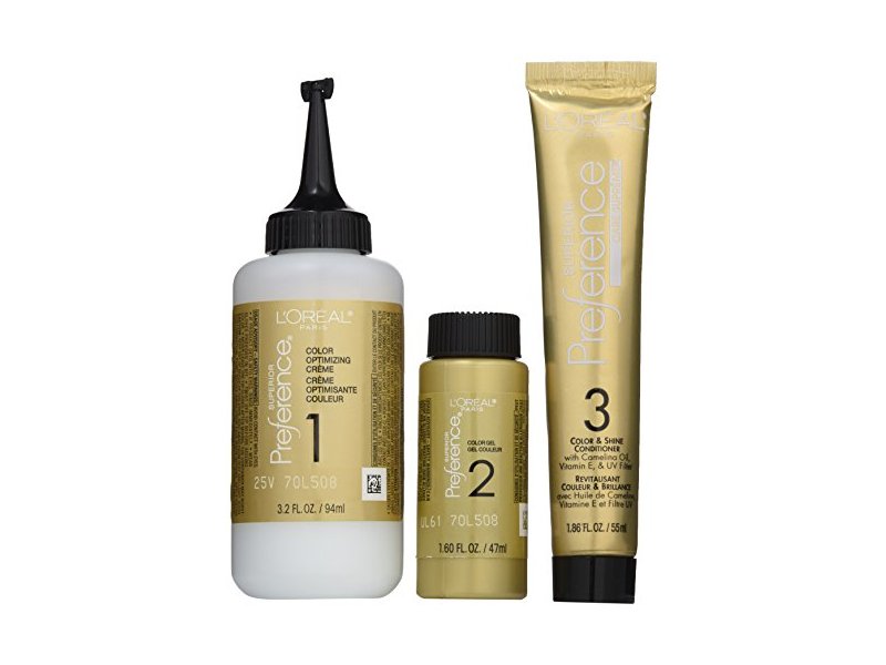 L'Oreal Paris Superior Preference Fade-Defying Color + Shine System, UL61 Ultra Light Ash Brown