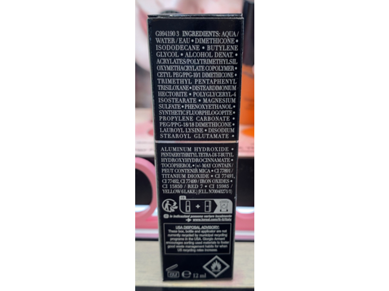 Giorgio Armani Luminous Silk Cheek Tint, 62 Delicate Mauve, 0.40 fl oz/12 mL