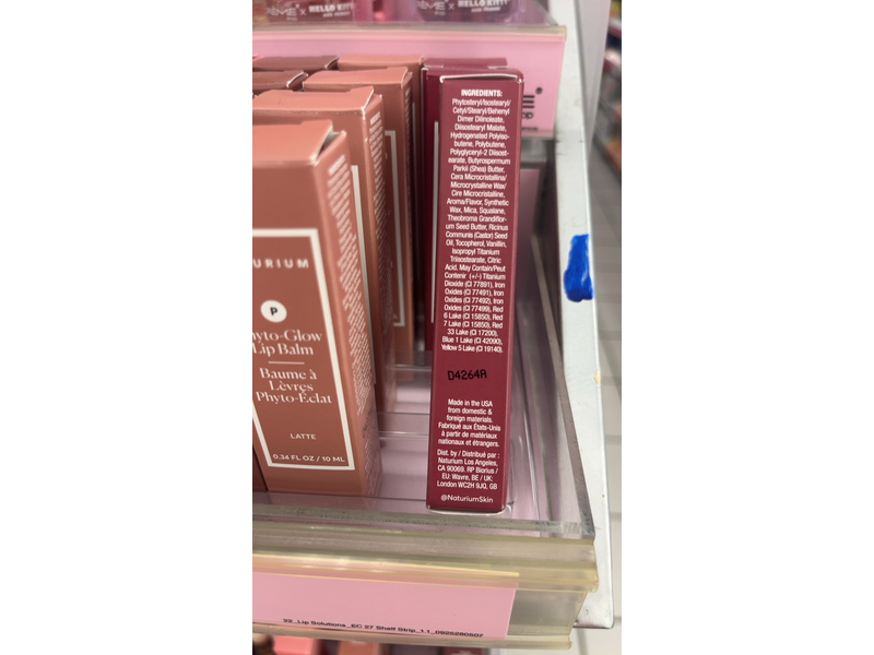 Naturium Phyto-Glow Lip Balm, Jam, 0.34 fl oz/10 mL