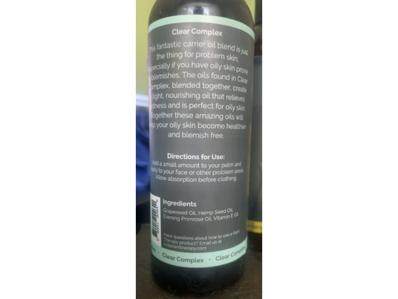 Plant Therapy Clear Complex Carrier Oil, 16 fl oz/473 mL