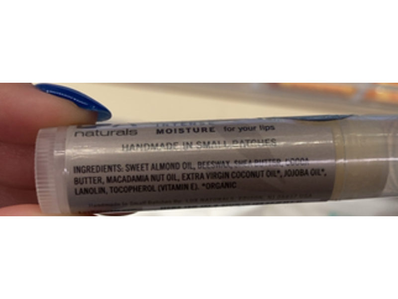 Lux Nature Natural Intense Moisture Lip Balm, Simple Natural