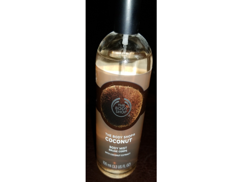 The Body Shop Fragranced Body Mist, Coconut Extract, 3.3 fl oz/100 mL