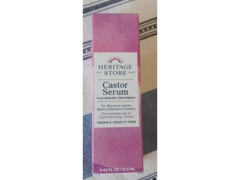 Heritage Store Castor Serum Volumizing Treatment, 0.42 fl oz/12.5 mL