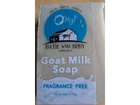O My! Goat Milk Soap Bar, Fragrance Free, 6 oz/170 g - thumbnail 2
