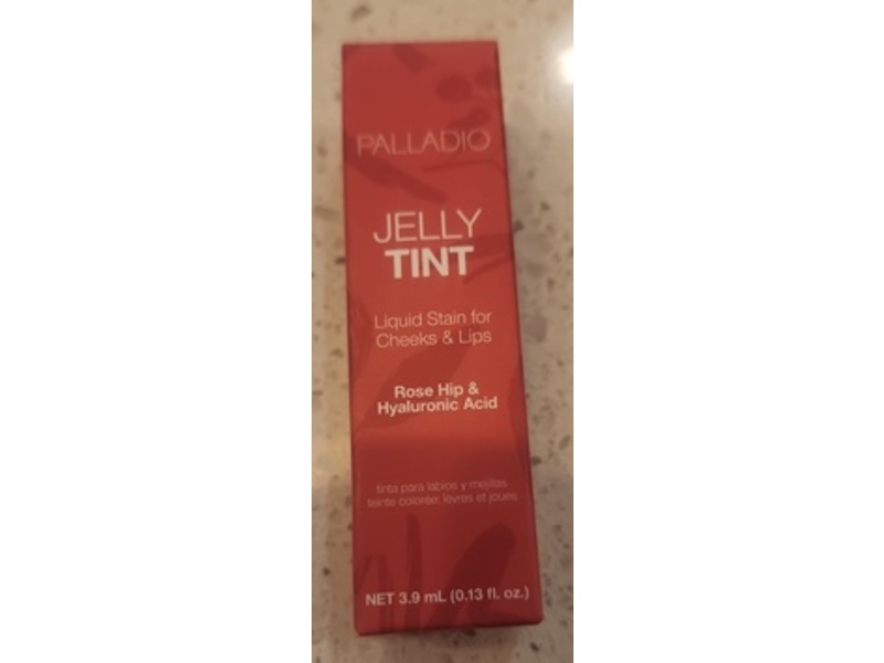 Palladio Jelly Lip Tint, Strawberry Sugar LPT04, 0.13 fl oz/3.9 mL