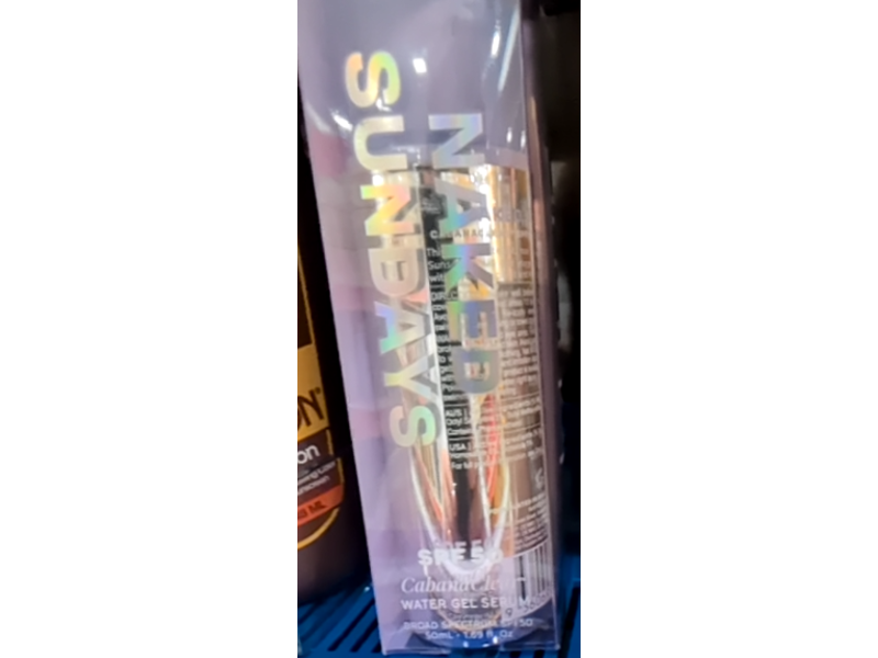 Naked Sundays CabanaClear SPF 50 Water Gel Serum, 1.69 fl oz/50 mL