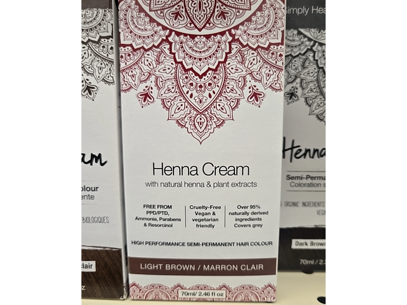 Tints Of Nature Henna Cream, Dark Brown, 2.46 fl oz/70 mL