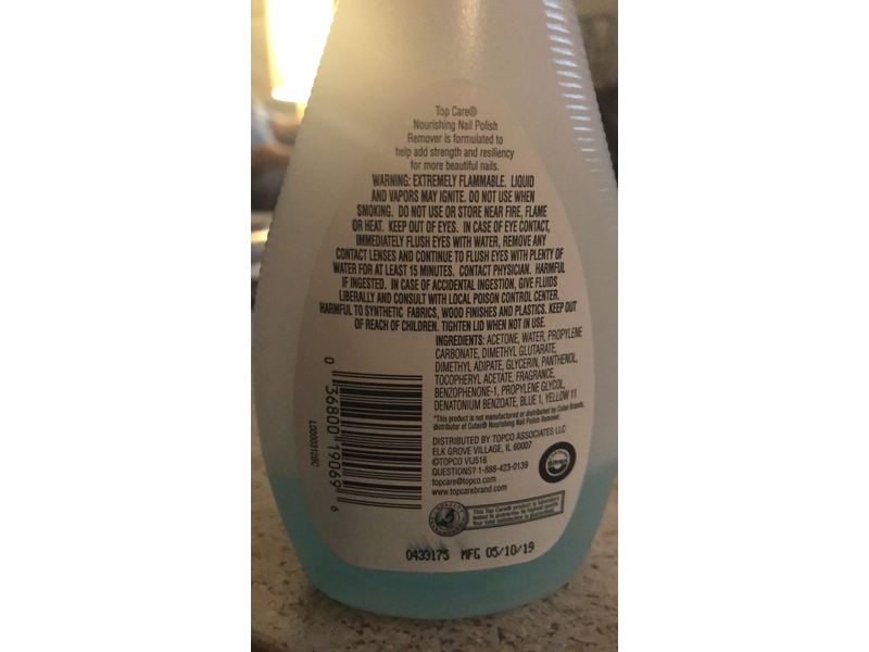 TopCare Nail Polish Remover, Nourishing, 6 fl oz