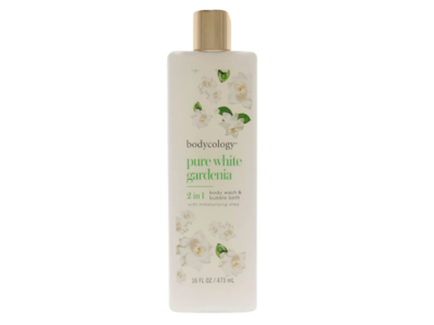 Bodycology 2-In-1 Body Wash + Bubble bath, Pure White Gardenia, 16 fl oz/473 mL