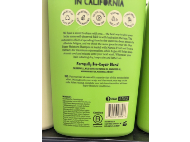 California Naturals Super Moisture Shampoo, 16.5 fl oz/487 mL