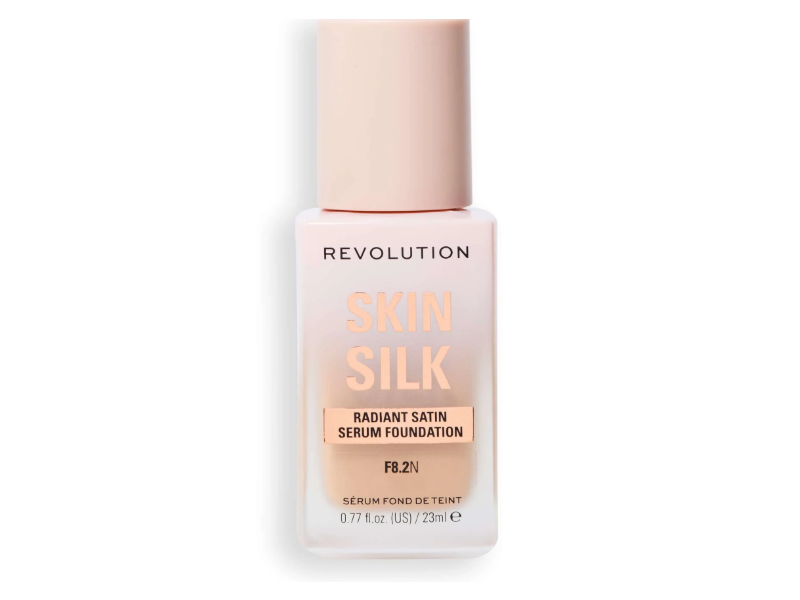 Revolution Skin Silk Radiant Satin Serum Foundation, F8.2N, 0.77 fl oz/23 mL