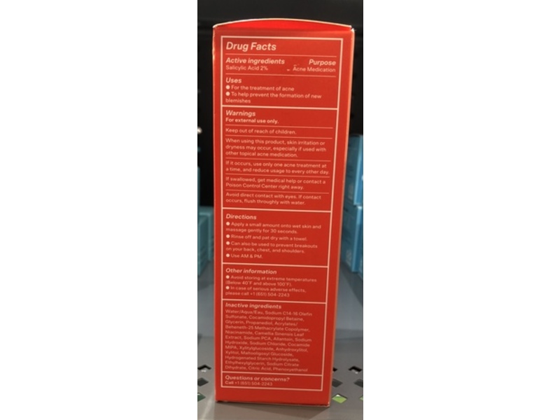 Bubble All Clear Acne Cleanser, 4.2 fl oz/125 mL