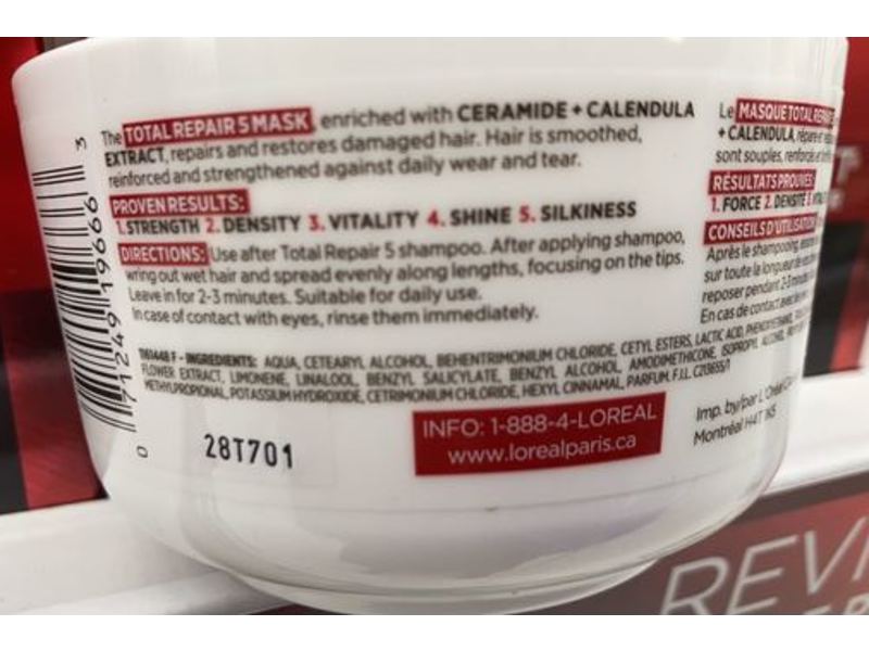 L'Oreal Paris Total Repair 5 Restoring Mask, 300 mL