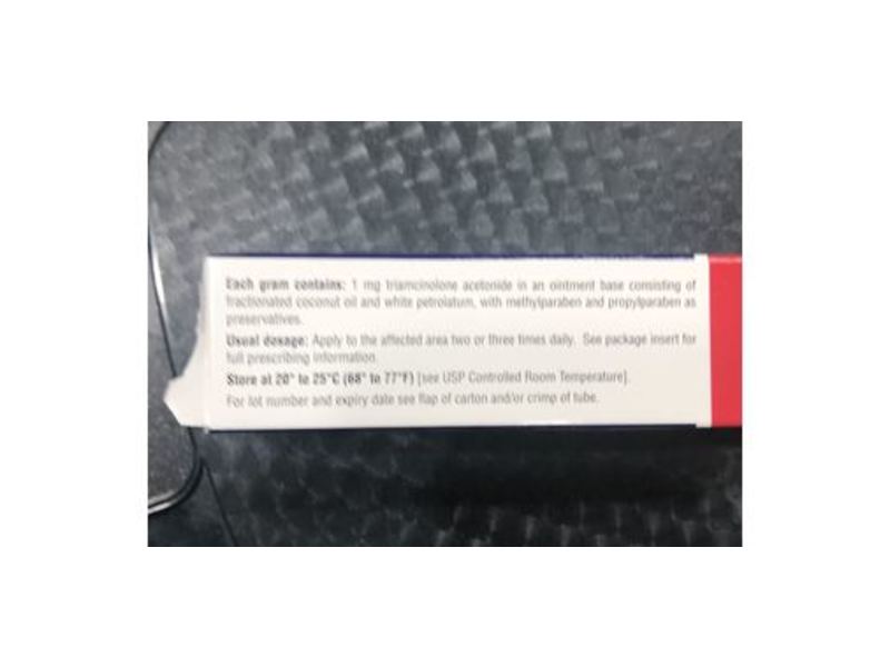 Triamcinolone Acetonide Ointment USP 0.1%, 15 g, Taro Pharmaceuticals (RX)