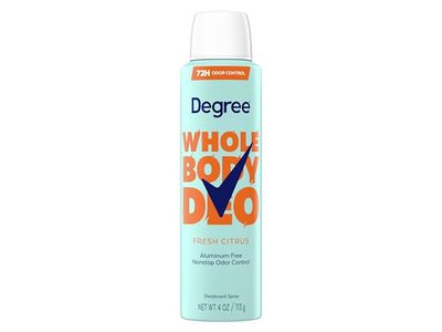 Degree Women Whole Body Deodorant Spray, Fresh Citrus, 4 oz/113 g