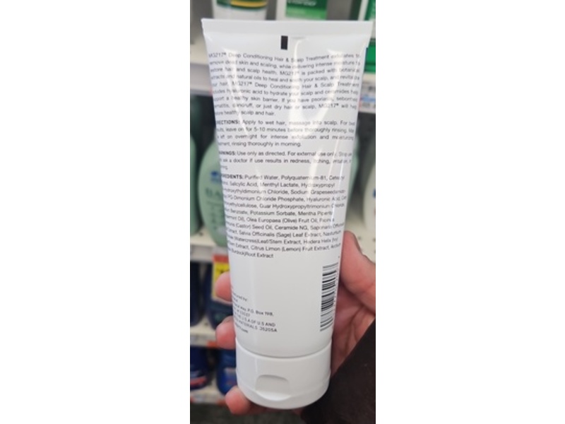 MG217 Psoriasis Sal-Acid & Botanical Extracts Deep Conditioning Hair & Scalp Treatment, 6 fl oz/177 mL