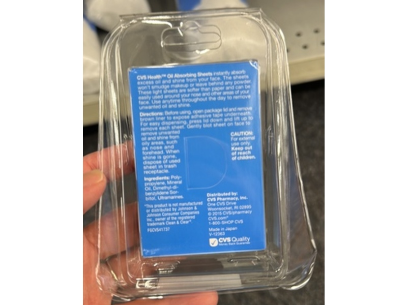 CVS Health Oil Absorbing Sheets, 50 Count