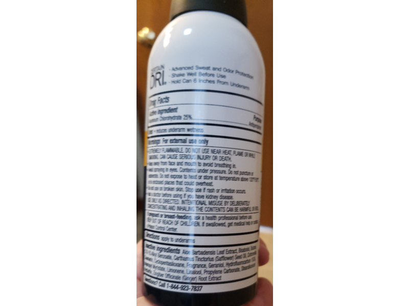 Certain Dri Antiperspirant Deodorant Dry Spray, Extra Fresh, 4.2 oz/119 g