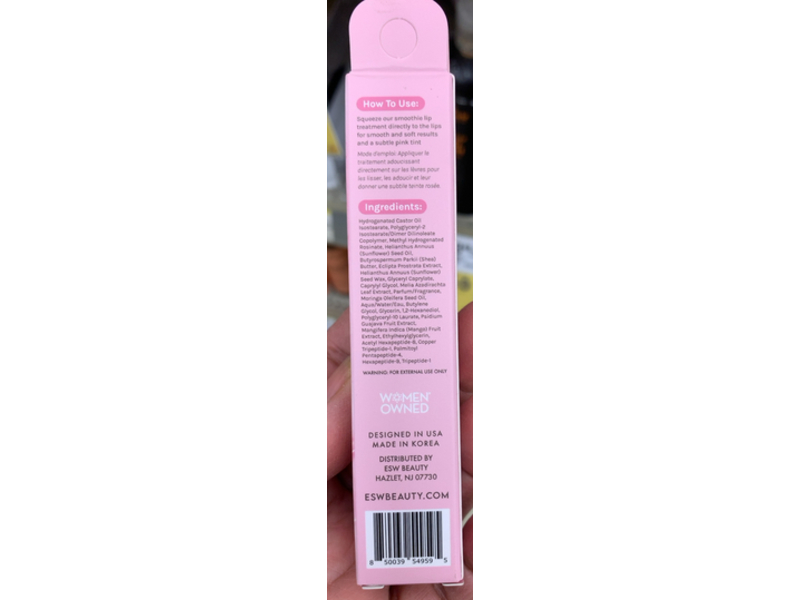 ESW Beauty Advanced Smoothing Lip Treatment, Guava Mango Smoothie, 0.51 fl oz/15 mL