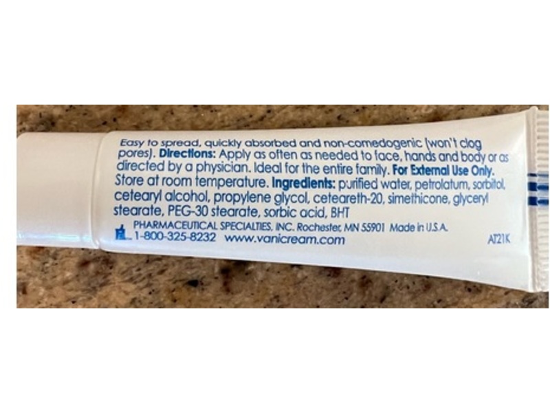 Vanicream Moisturizing Cream, 0.21 oz/6 g