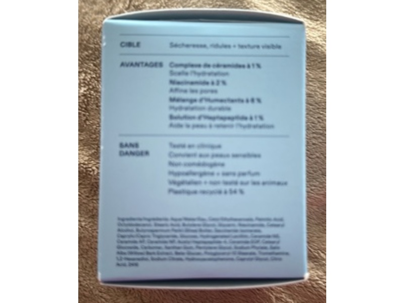 Skinfix Ceramide Prime Whipped Cream, Barrier + Niacinamide + Peptides, 1.7 fl oz/50 mL