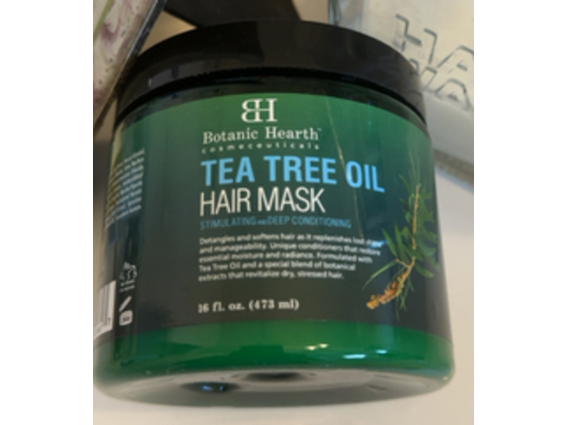 Botanic Hearth Stimulating & Deep Conditioning Hair Mask, Tea Tree Oil, 16 fl oz/473 mL