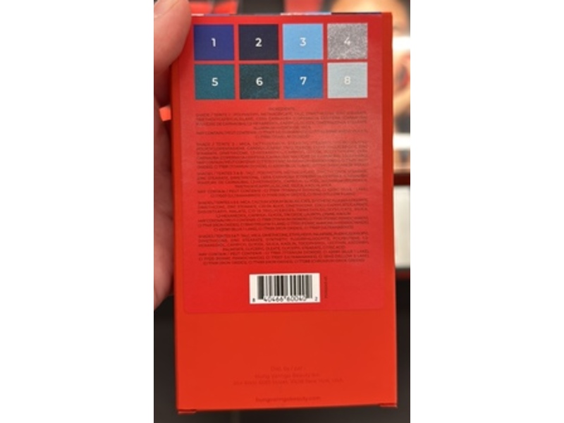 Hung Vanngo Color Story Eyeshadow Palette, Brilliant Blue, 0.06 oz/8 g