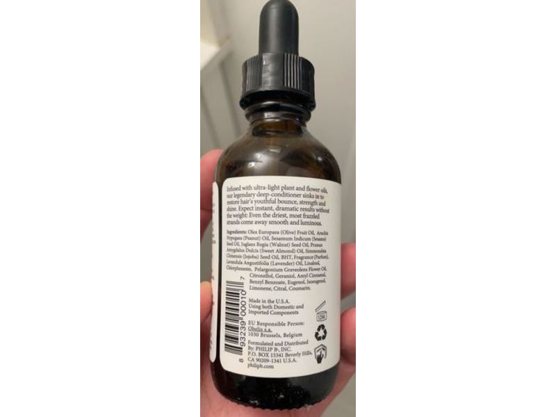 Philip B Moisture + Repair & Rejuvenating Oil, Jojoba, Lavender + Geranium, 2 fl oz/60 mL