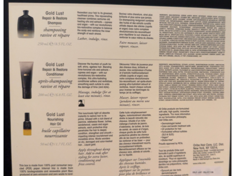 Oribe Gold Lust Collection Holiday Set