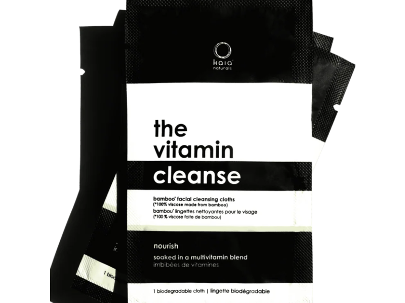 Kala Health The Vitamin Cleanse Facial Cleansing Cloths, Honey, 20 Count