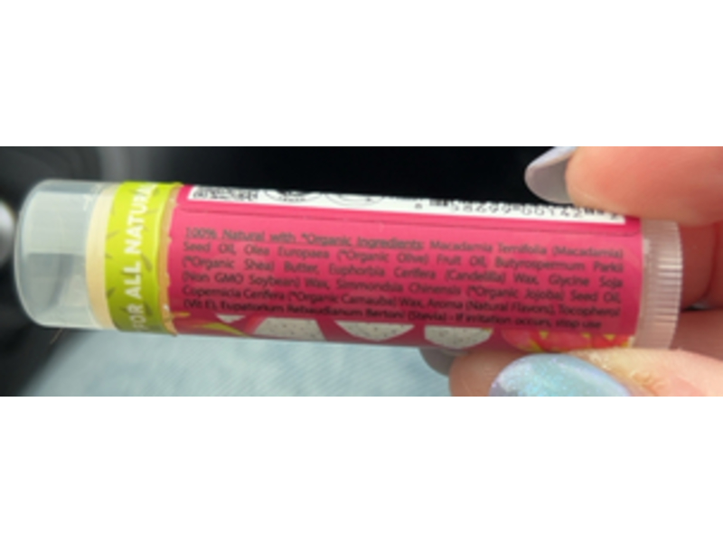 Crazy Rumors Shea Butter Lip Balm, Dragon Fruit, 0.15 oz/4.25 g