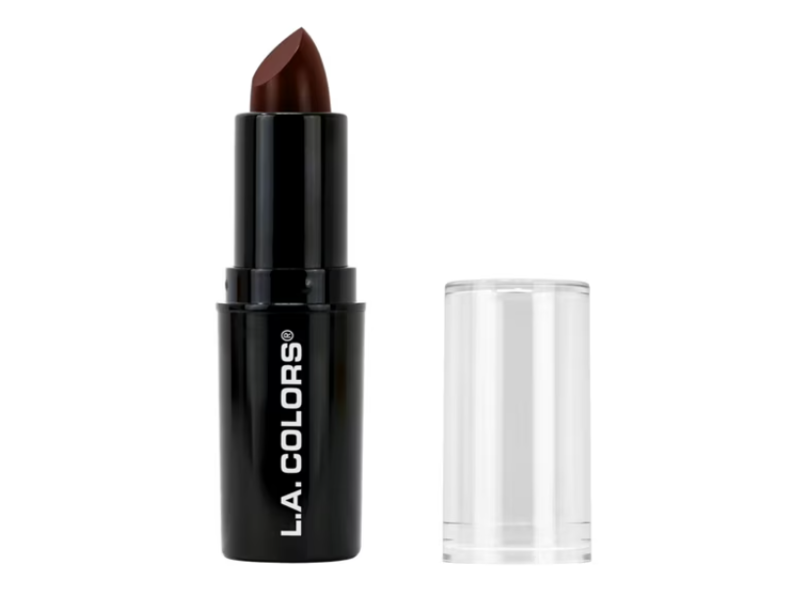 L.A. Colors Pout Chaser Lipstick, Rum Raisin, 0.13 fl oz/3.8 g, Pack Of 2