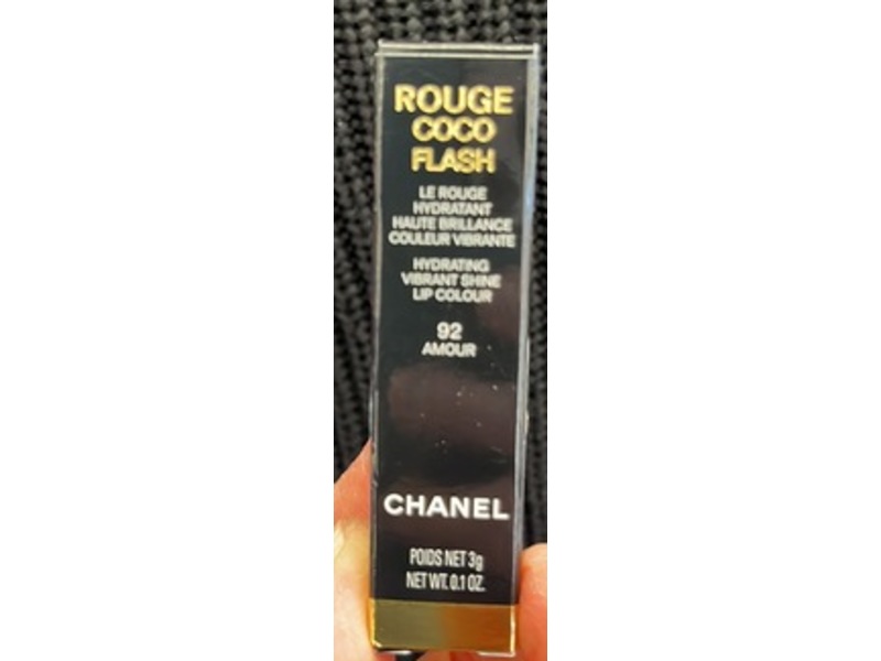 Chanel Rough Coco Flash Hydrating Vibrant Shine Lip Colour, 92 Amour, 0.1 oz/3 g