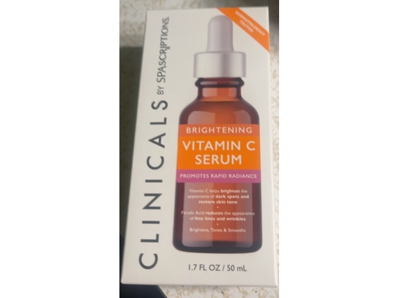 Spascriptions Brightening Serum, Vitamin C, 1.7 fl oz/50 mL