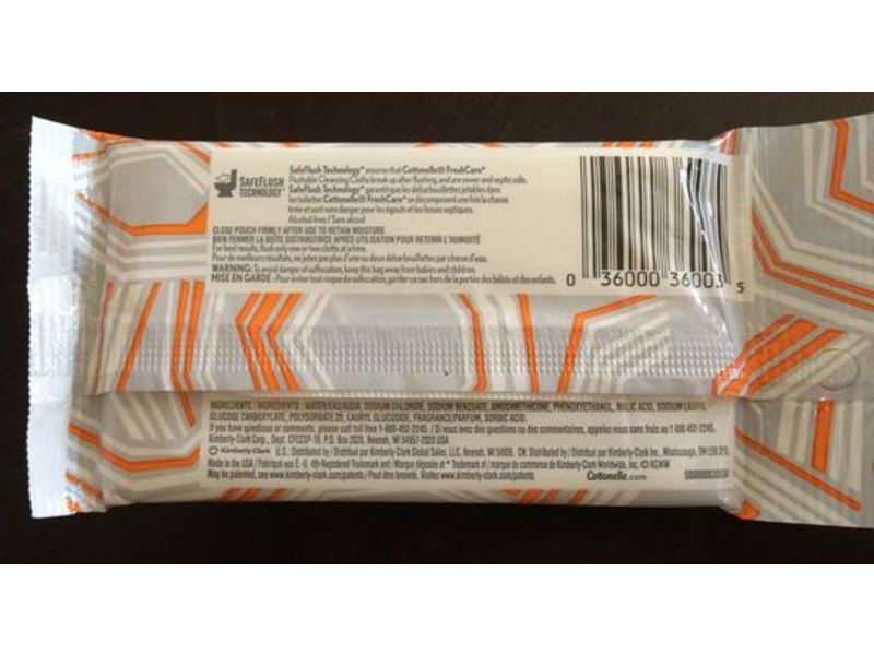 Cottonelle Flushable Cleansing Cloths, Fresh Care, 10 Count