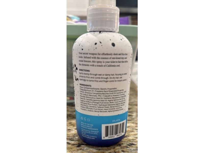 FoxyBae Anti Frizz Spray, Maliboo Smooth, 6 fl oz/180 mL