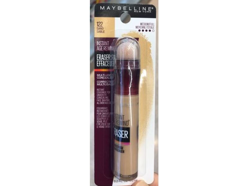 Maybelline New York Instant Age Rewind Eraser Dark Circles Treatment Concealer Makeup, Sand, 0.2 fl. oz.