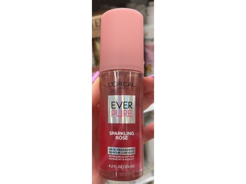 L'Oreal Paris Ever Pure Hair Fragrance, Sparkling Rose, 4.2 fl oz/125 mL