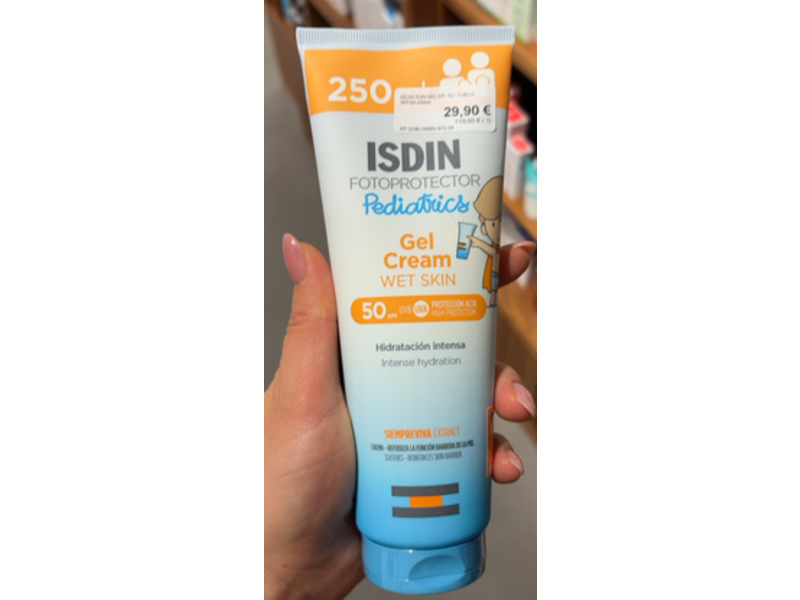 Isdin Fotoprotector Pediatrics Gel Cream, SPF 50, 250mL
