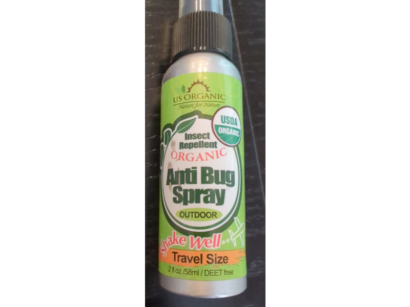Us Organic Anti Bug Spay, Organic, 2 fl oz/58 mL