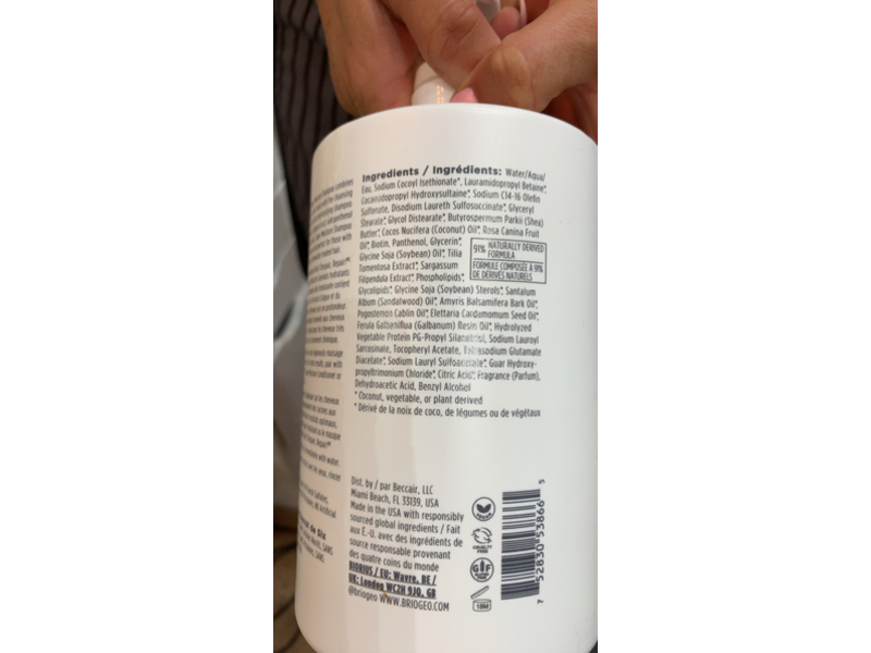 Briogeo Don't Despair Repair! Super Moisture Shampoo, 33.8 fl oz/1000 mL