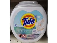 Tide Free & Gentle Odor Refresh Pacs, Unscented. 37 oz/1.05 Kg - thumbnail 2