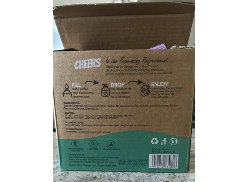 Flowcheer Foaming Hand Soap Tablets Variety Pack, 8 fl oz, 24 Count