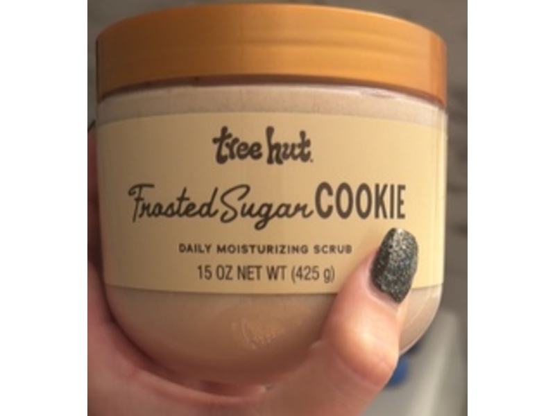 Tree Hut Daily Moisturizing Body Scrub, Frosted Sugar Cookie, 15 oz/425 g