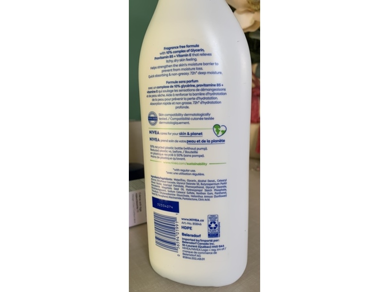 Nivea Repair & Care Body Lotion, Sensitive Skin, 500 mL