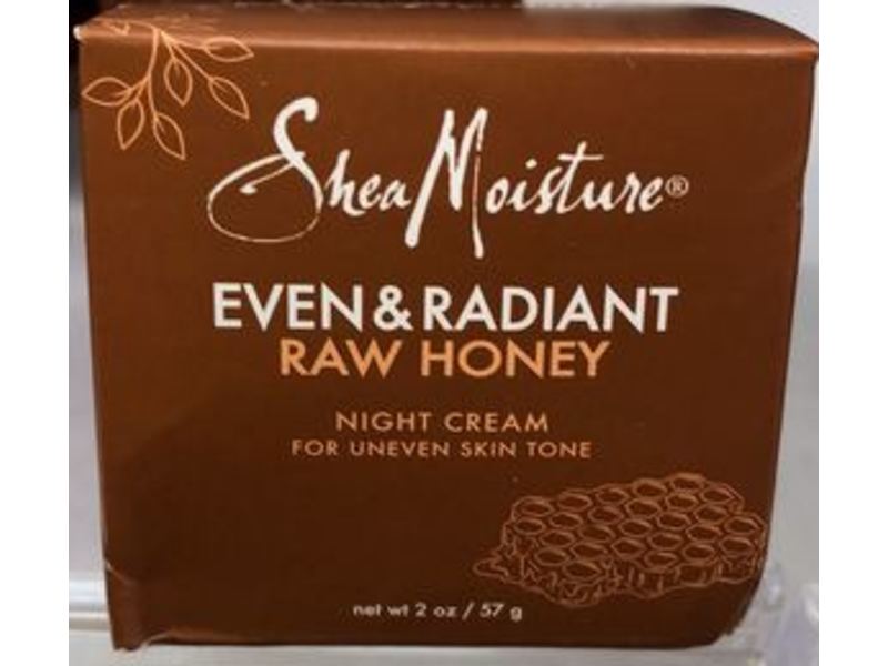 Shea Moisture Even & Radiant Night Cream, Raw Honey, 2 oz/57 g