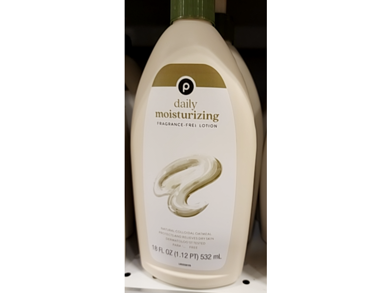 Publix Daily Moisturizing Lotion, Natural Colloidal Oatmeal, 18 fl oz/532 mL