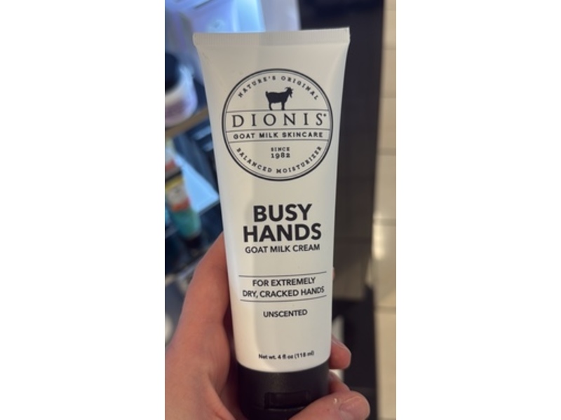 Dionis Busy Hands Goat Milk Cream, 4 fl oz/118 mL
